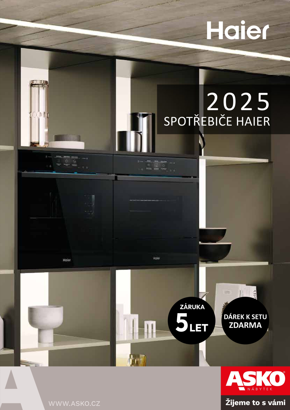 Leták ASKO nábytek leták - Spotřebiče Haier - strana 1