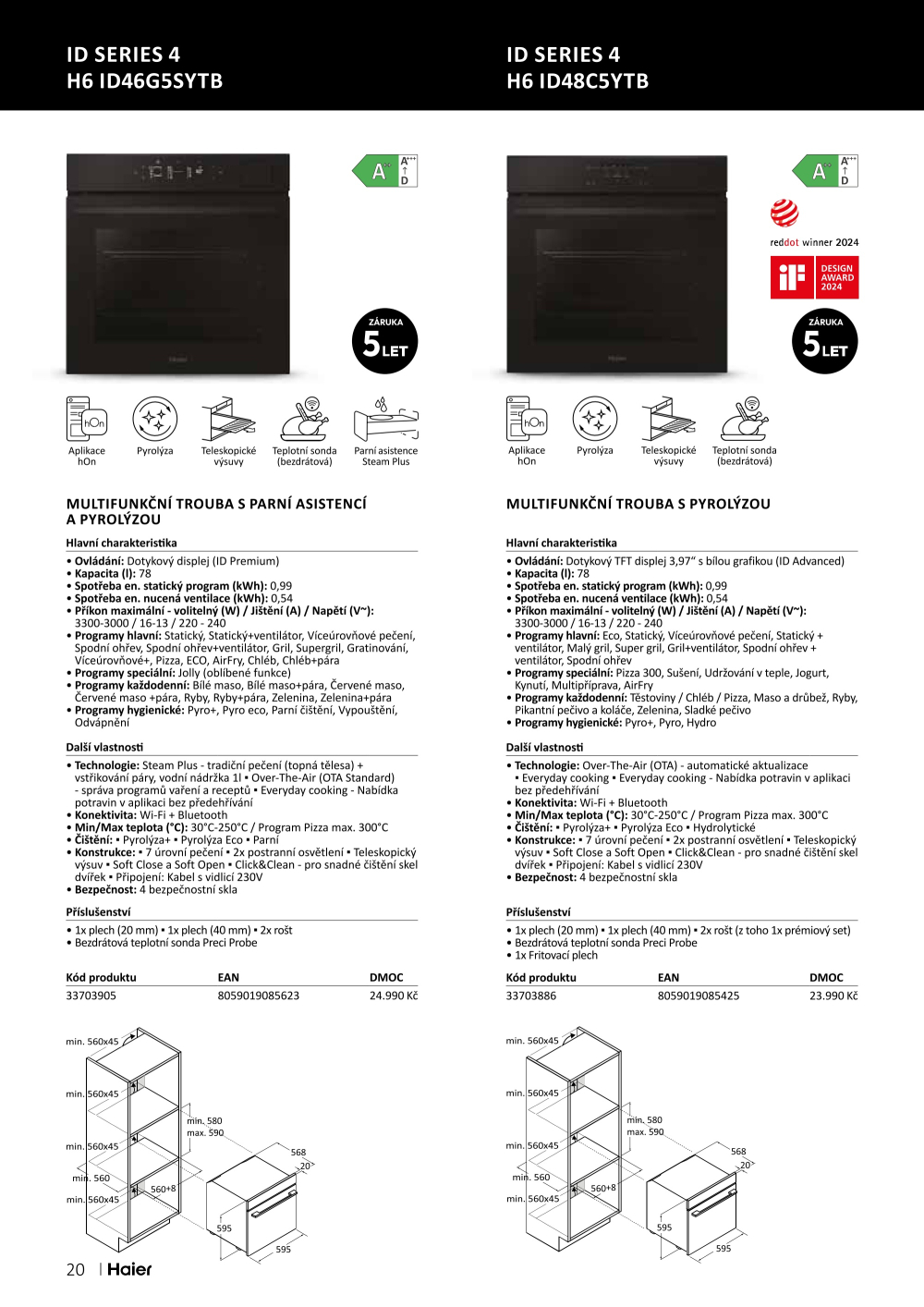 Leták ASKO nábytek leták - Spotřebiče Haier - strana 20