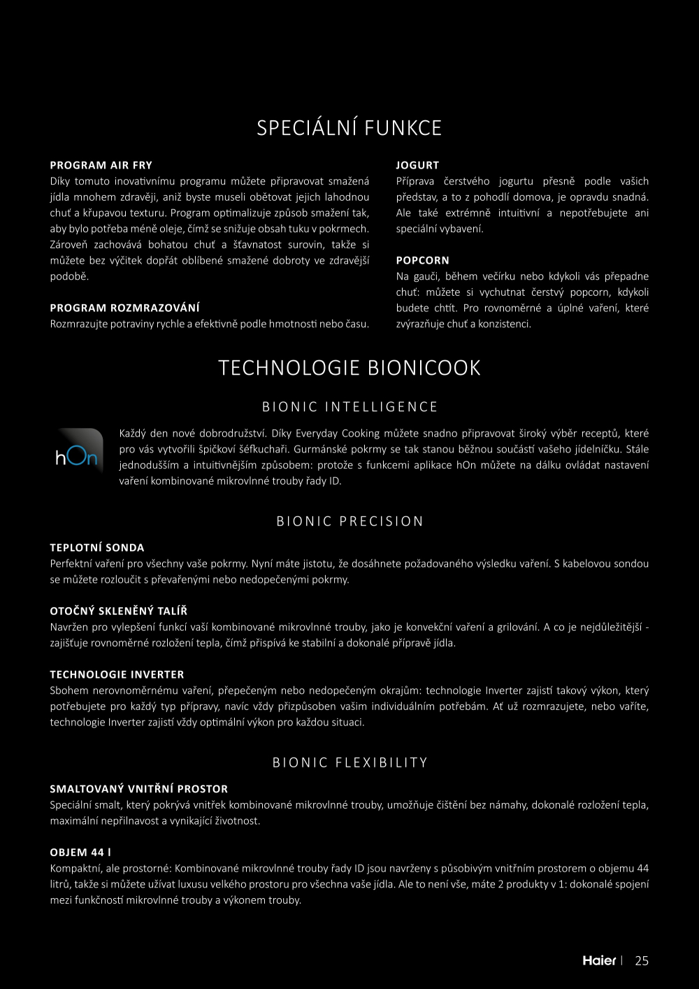 Leták ASKO nábytek leták - Spotřebiče Haier - strana 25