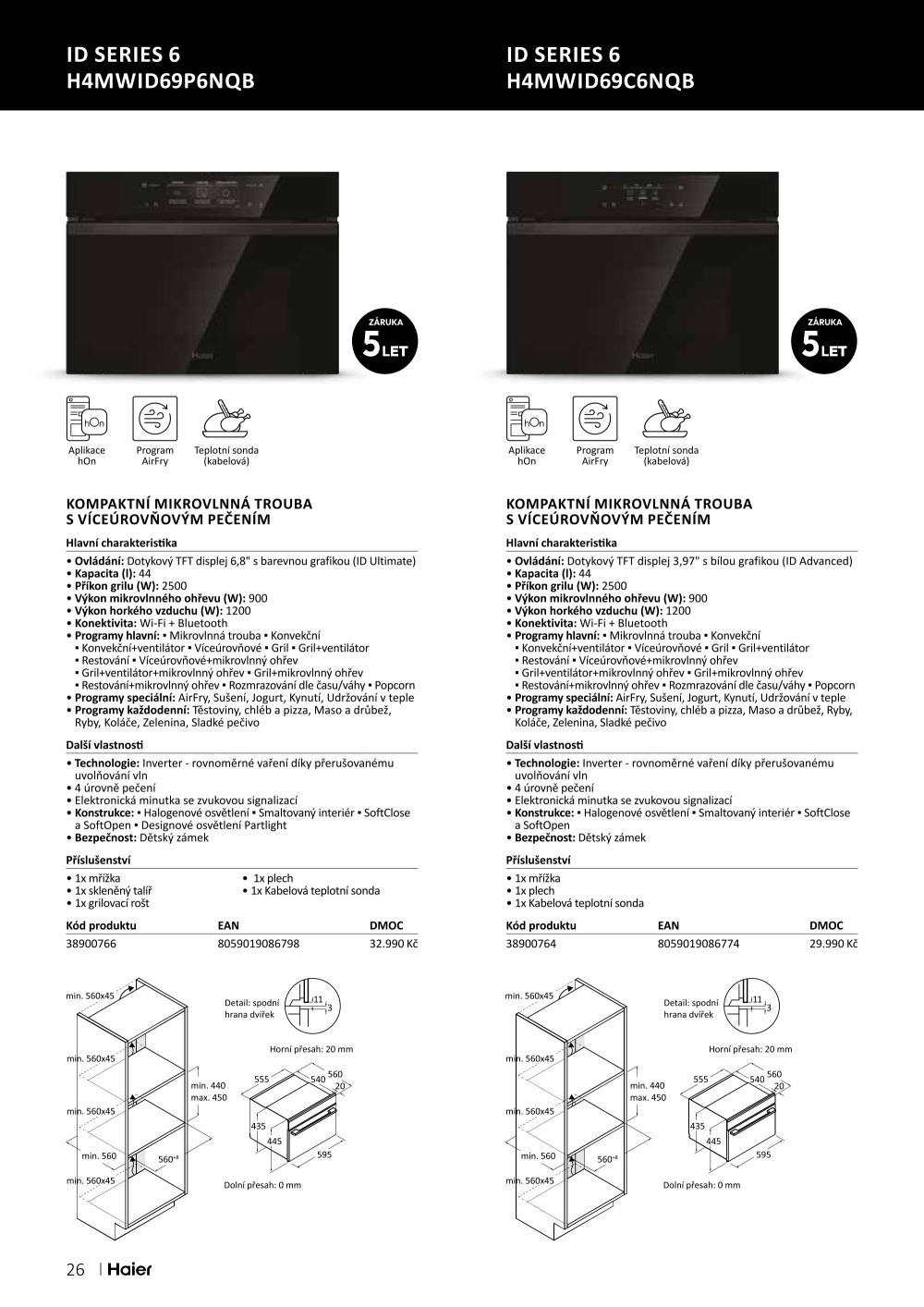 Leták ASKO nábytek leták - Spotřebiče Haier - strana 26