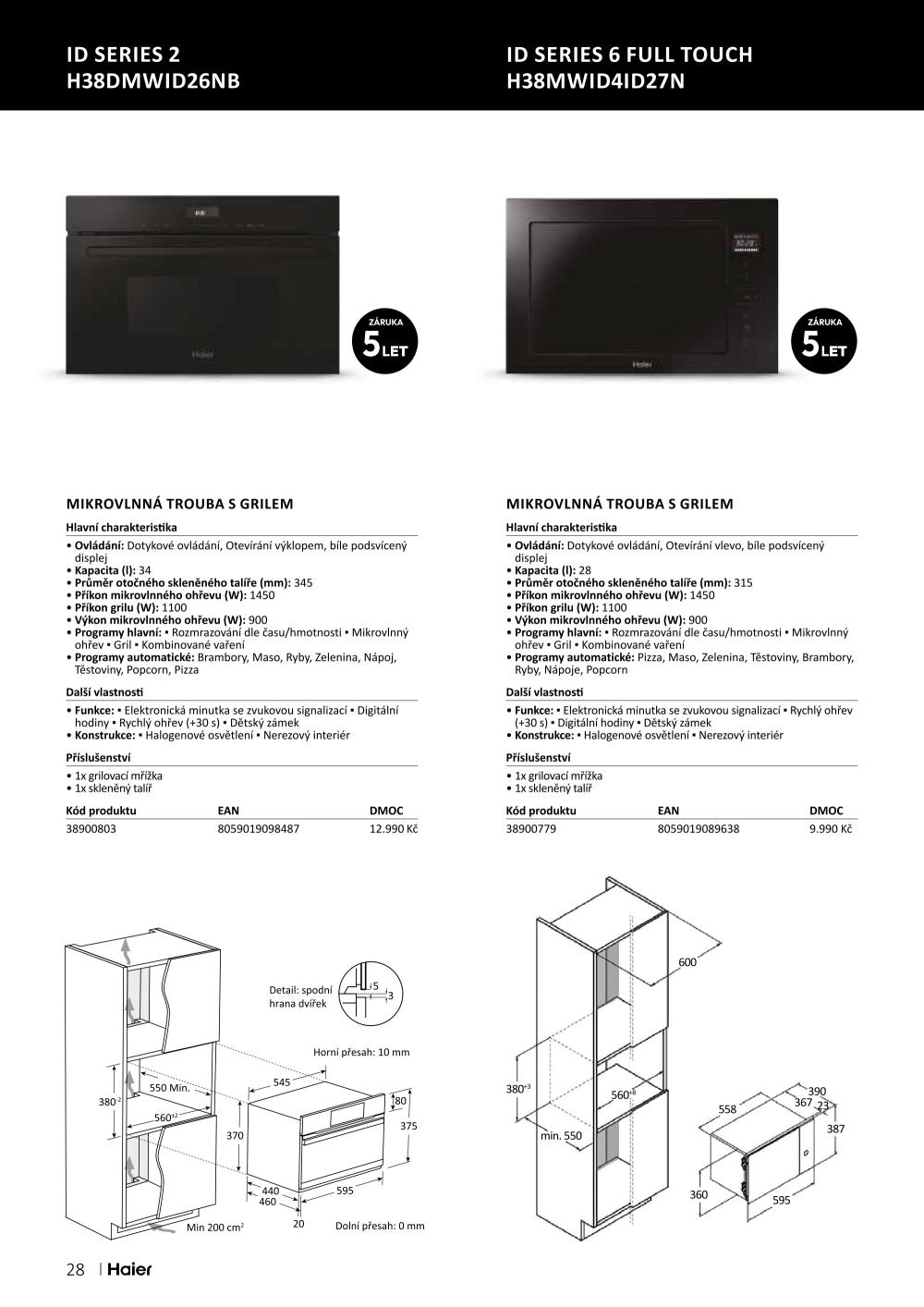 Leták ASKO nábytek leták - Spotřebiče Haier - strana 28