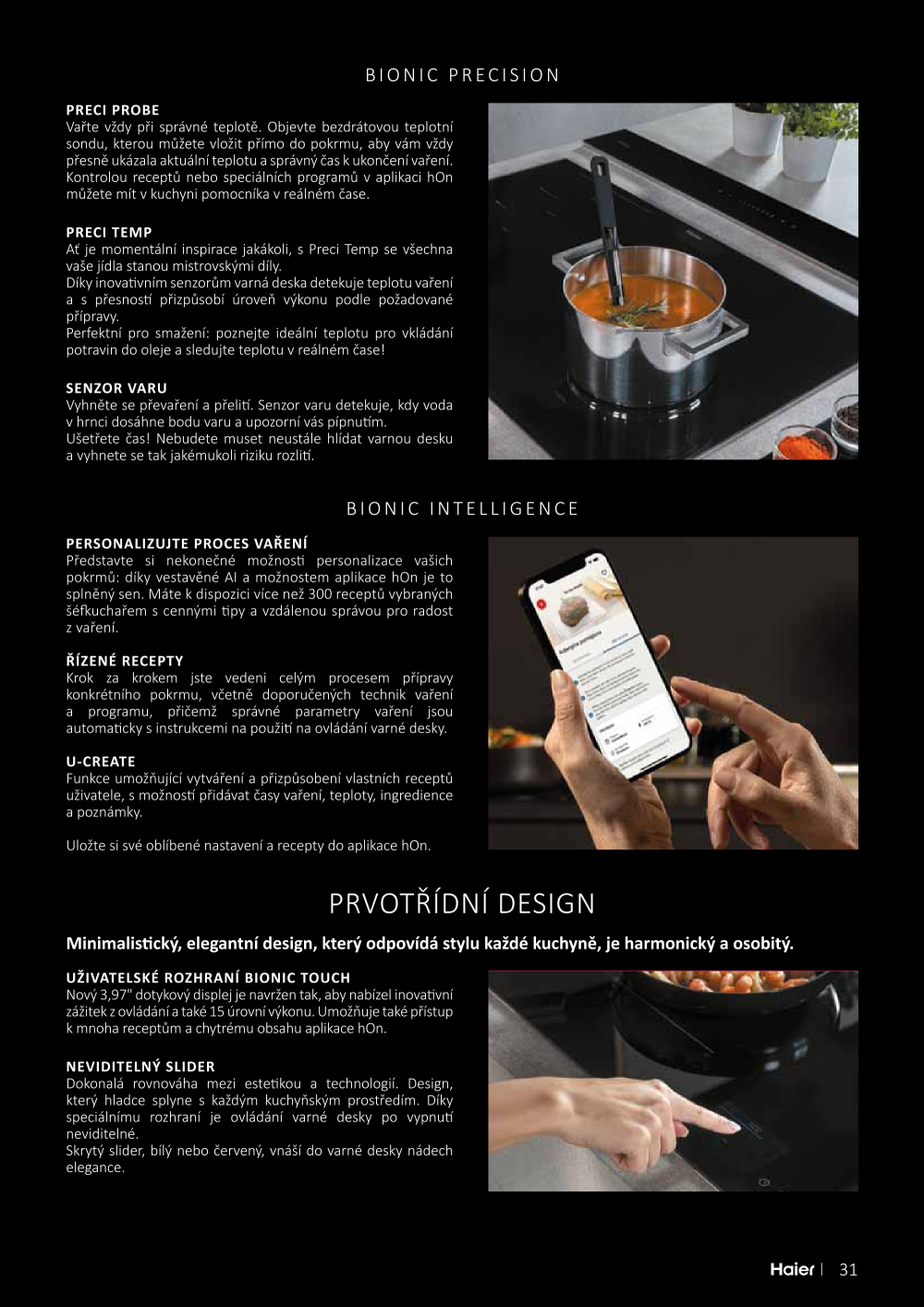 Leták ASKO nábytek leták - Spotřebiče Haier - strana 31