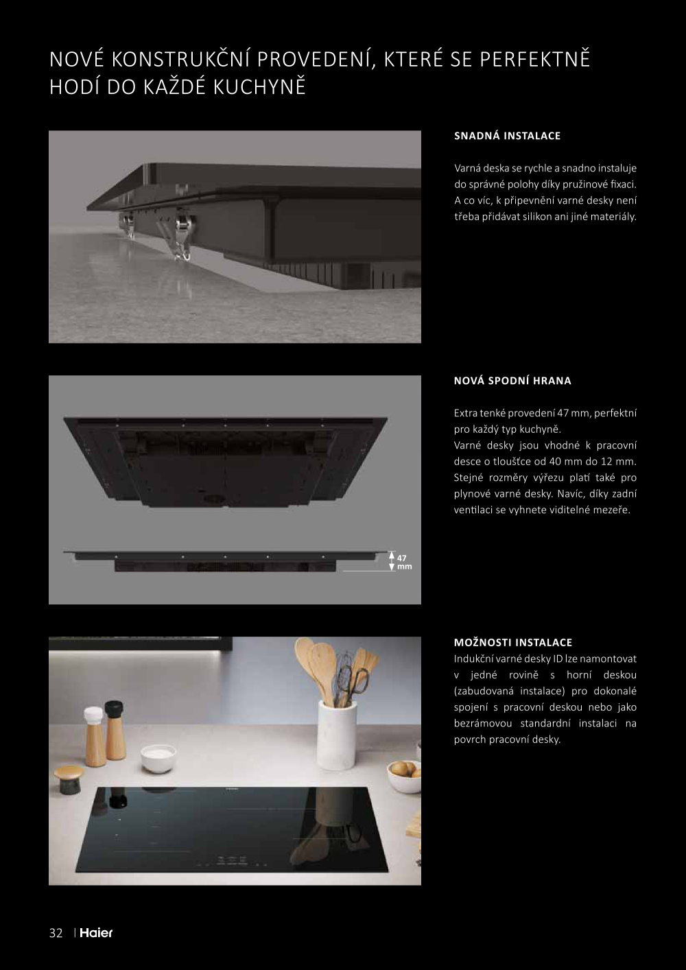 Leták ASKO nábytek leták - Spotřebiče Haier - strana 32