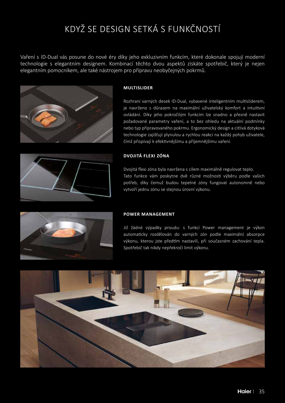 Leták ASKO nábytek leták - Spotřebiče Haier - strana 35