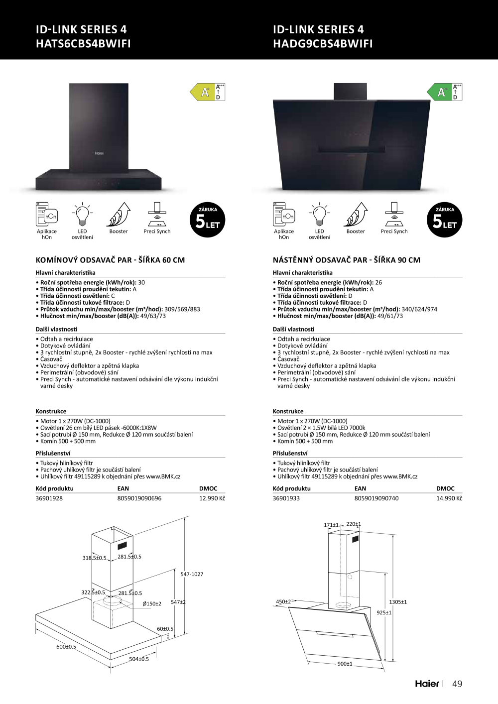 Leták ASKO nábytek leták - Spotřebiče Haier - strana 49