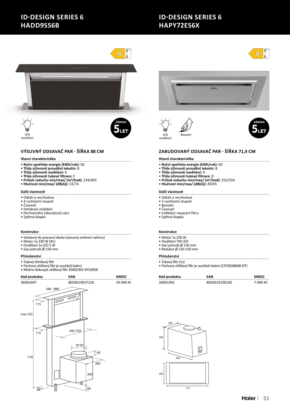 Leták ASKO nábytek leták - Spotřebiče Haier - strana 51