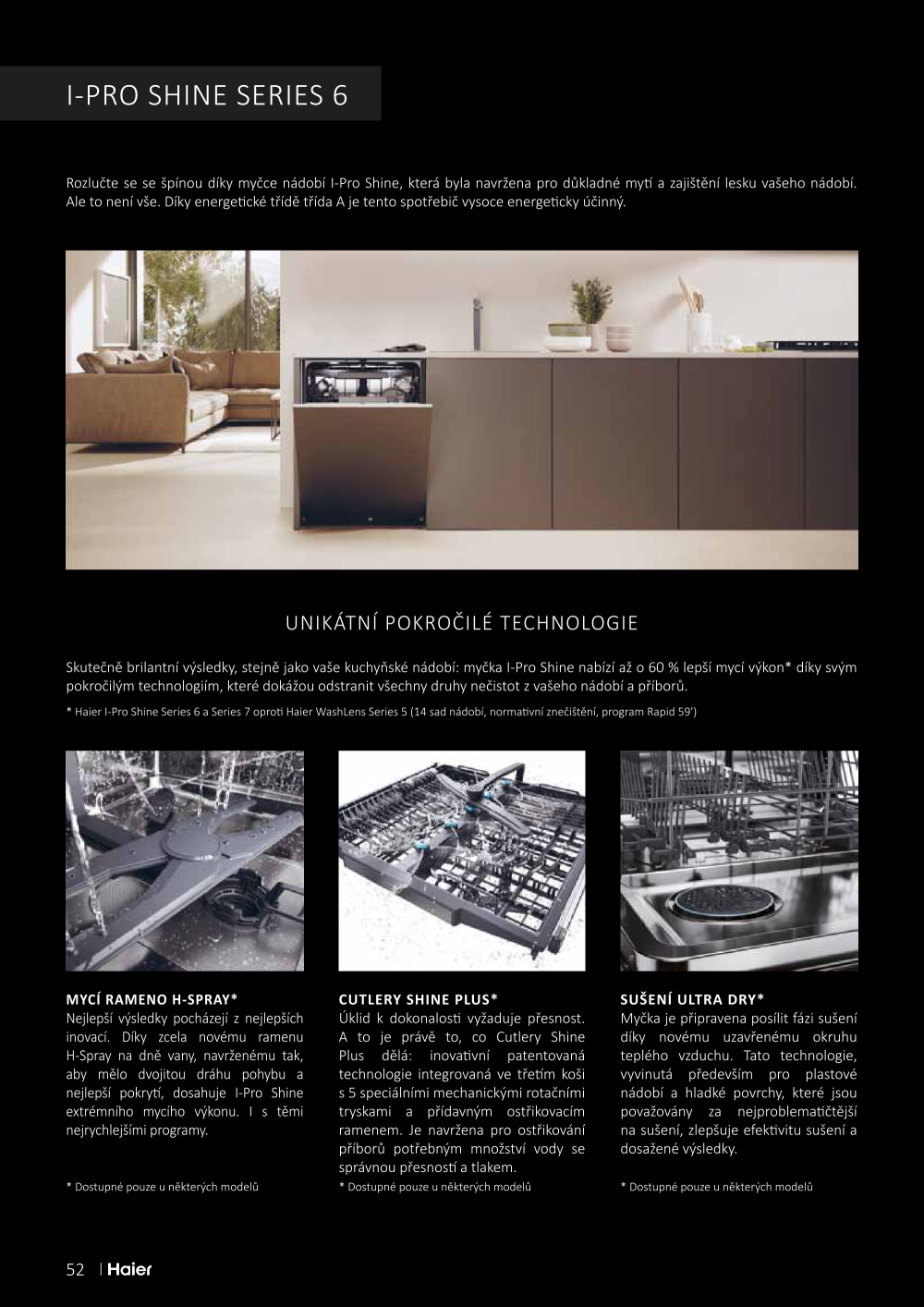 Leták ASKO nábytek leták - Spotřebiče Haier - strana 52