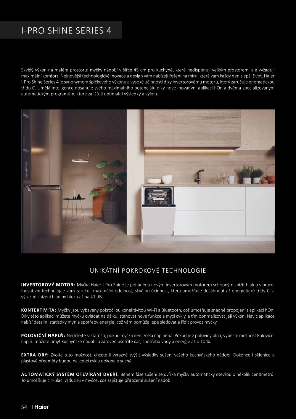 Leták ASKO nábytek leták - Spotřebiče Haier - strana 54