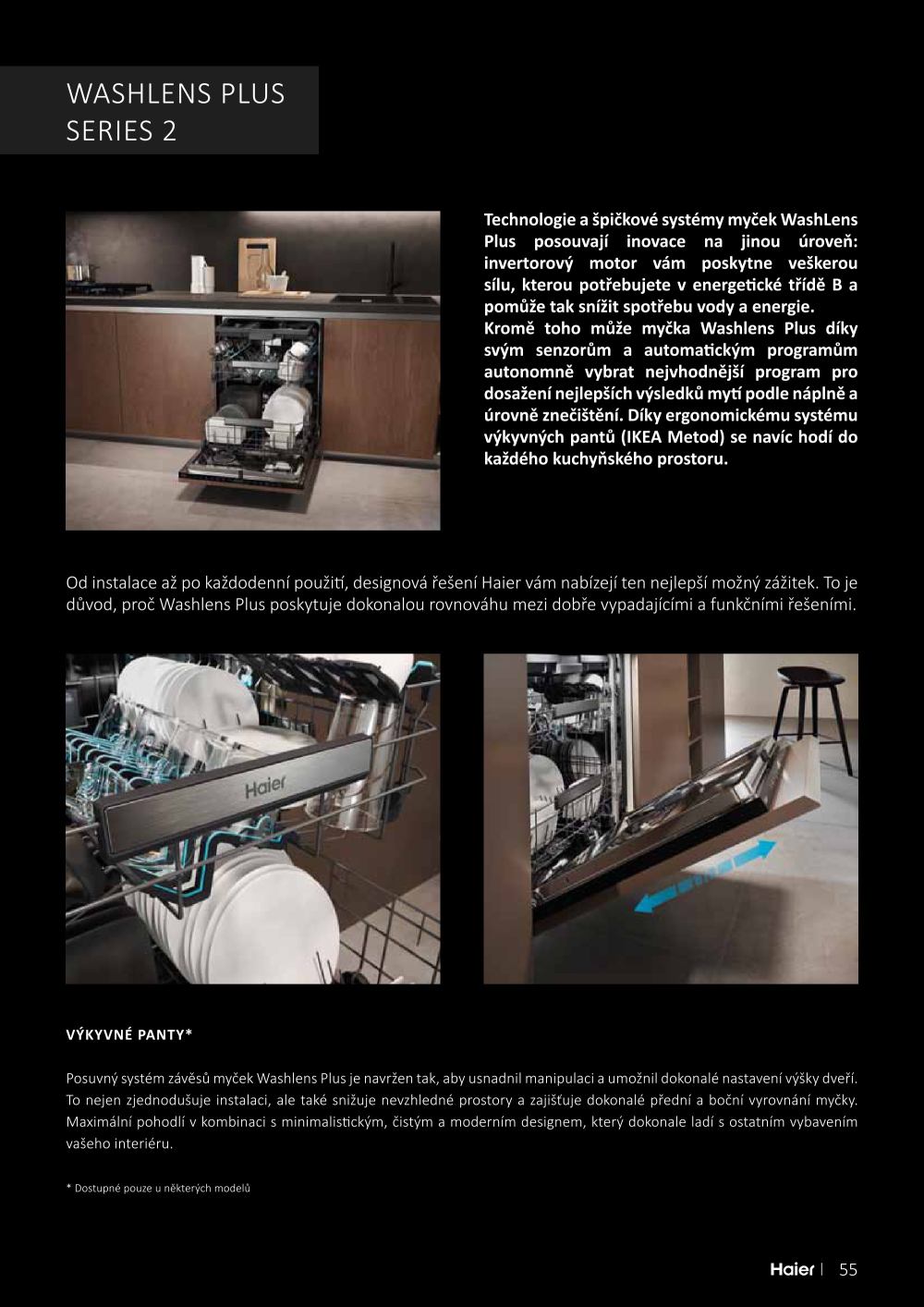 Leták ASKO nábytek leták - Spotřebiče Haier - strana 55
