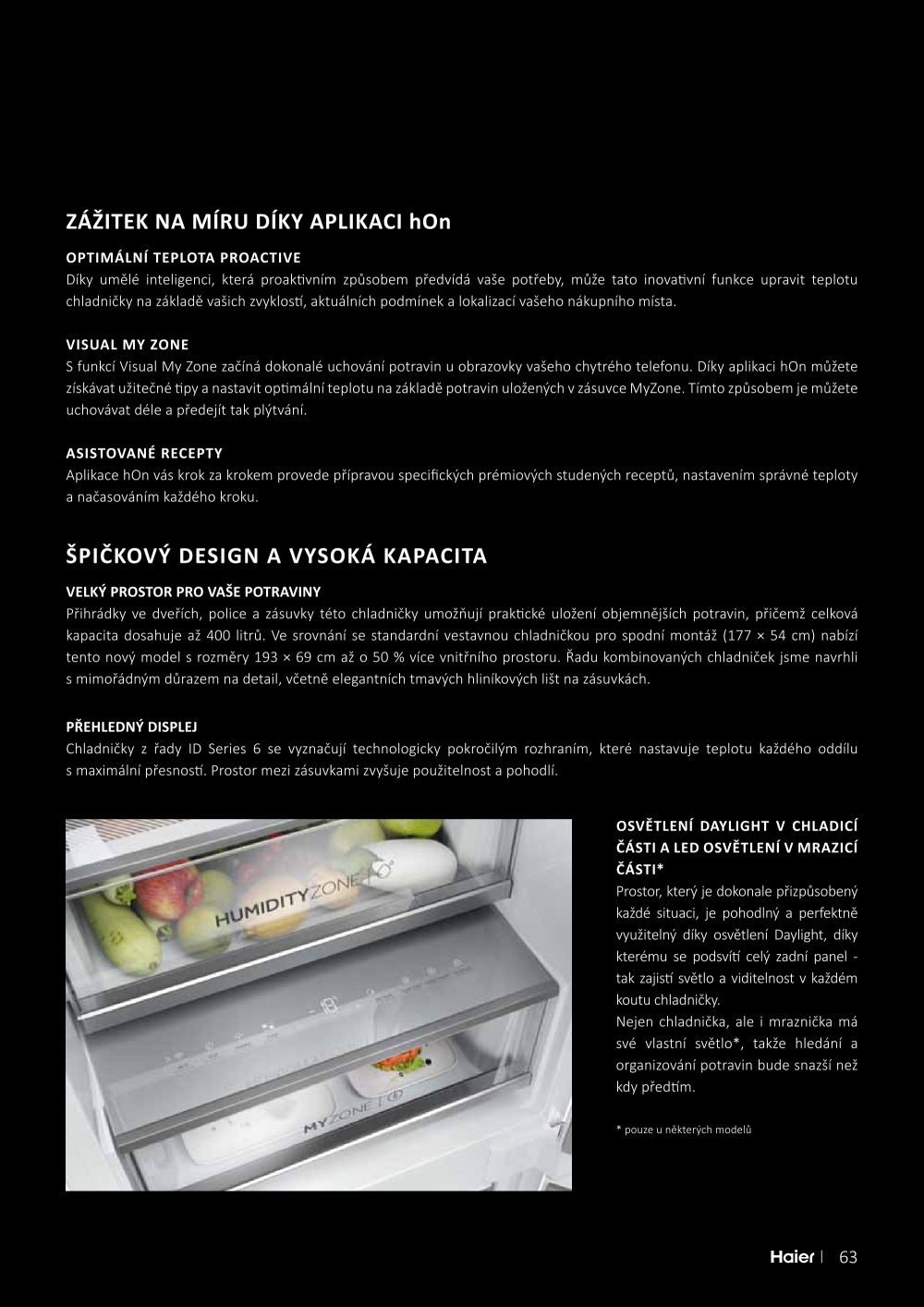 Leták ASKO nábytek leták - Spotřebiče Haier - strana 63