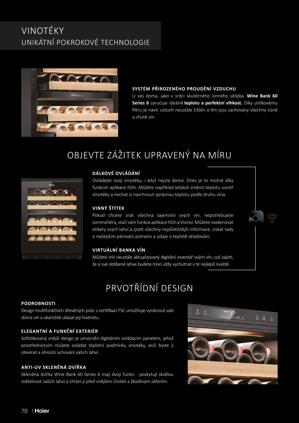 Leták ASKO nábytek leták - Spotřebiče Haier - strana 70