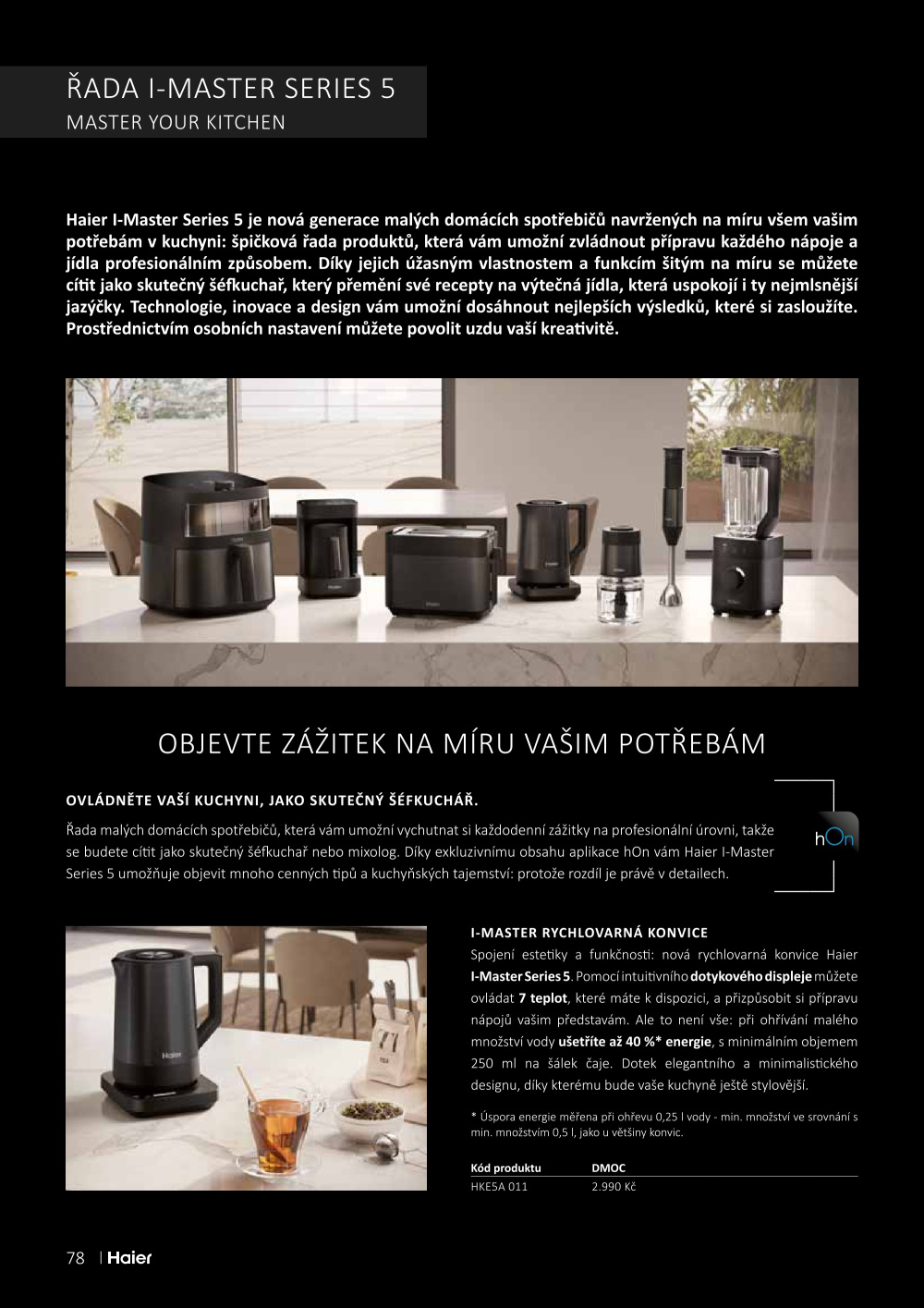 Leták ASKO nábytek leták - Spotřebiče Haier - strana 78