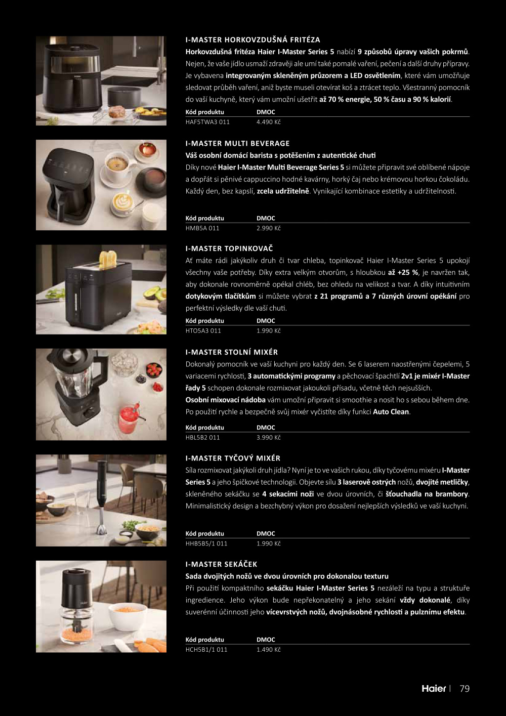 Leták ASKO nábytek leták - Spotřebiče Haier - strana 79