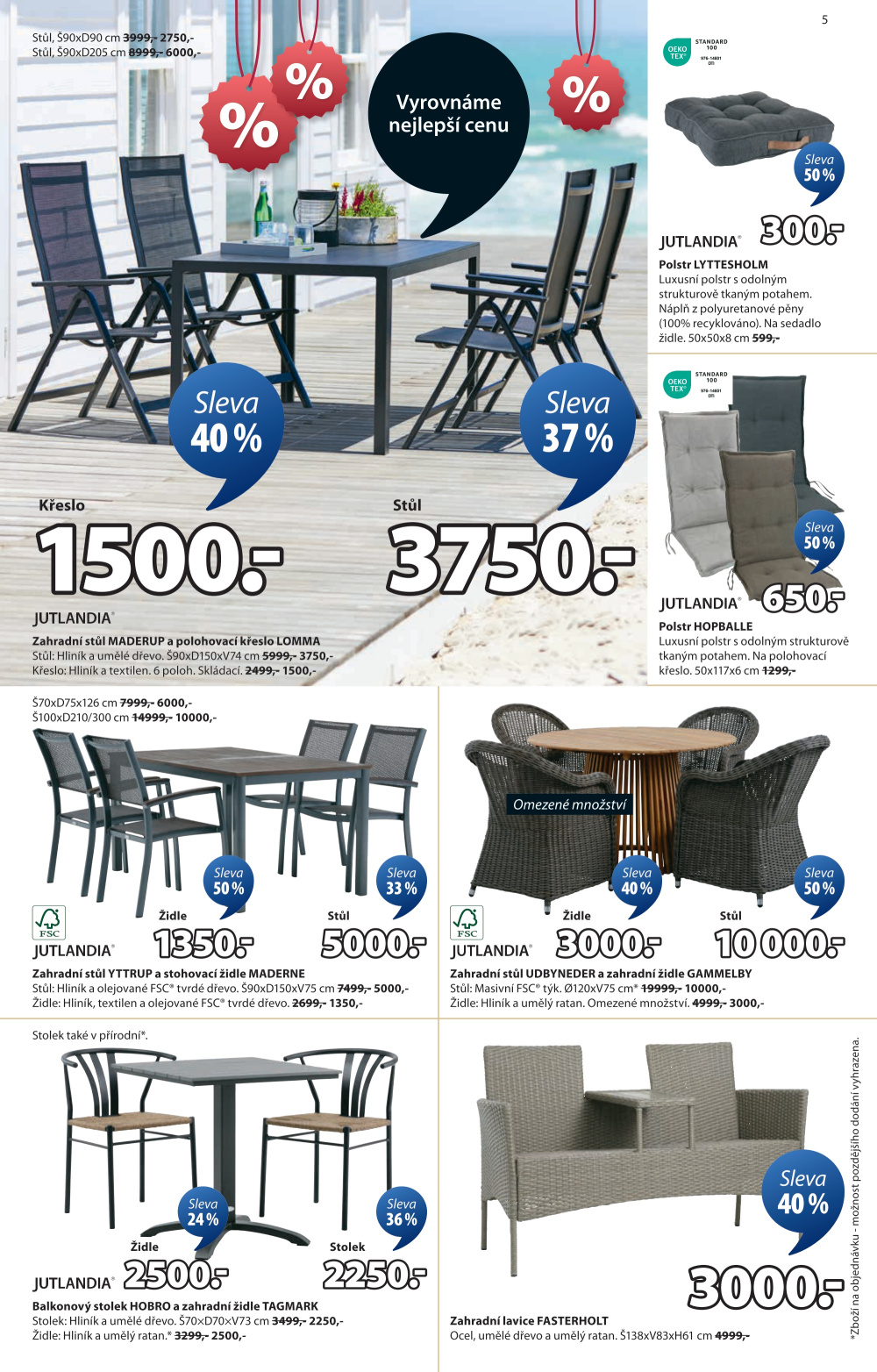Leták Jysk leták - Vyrovnáme nejlepší cenu, výprodej až -65 % - strana 6