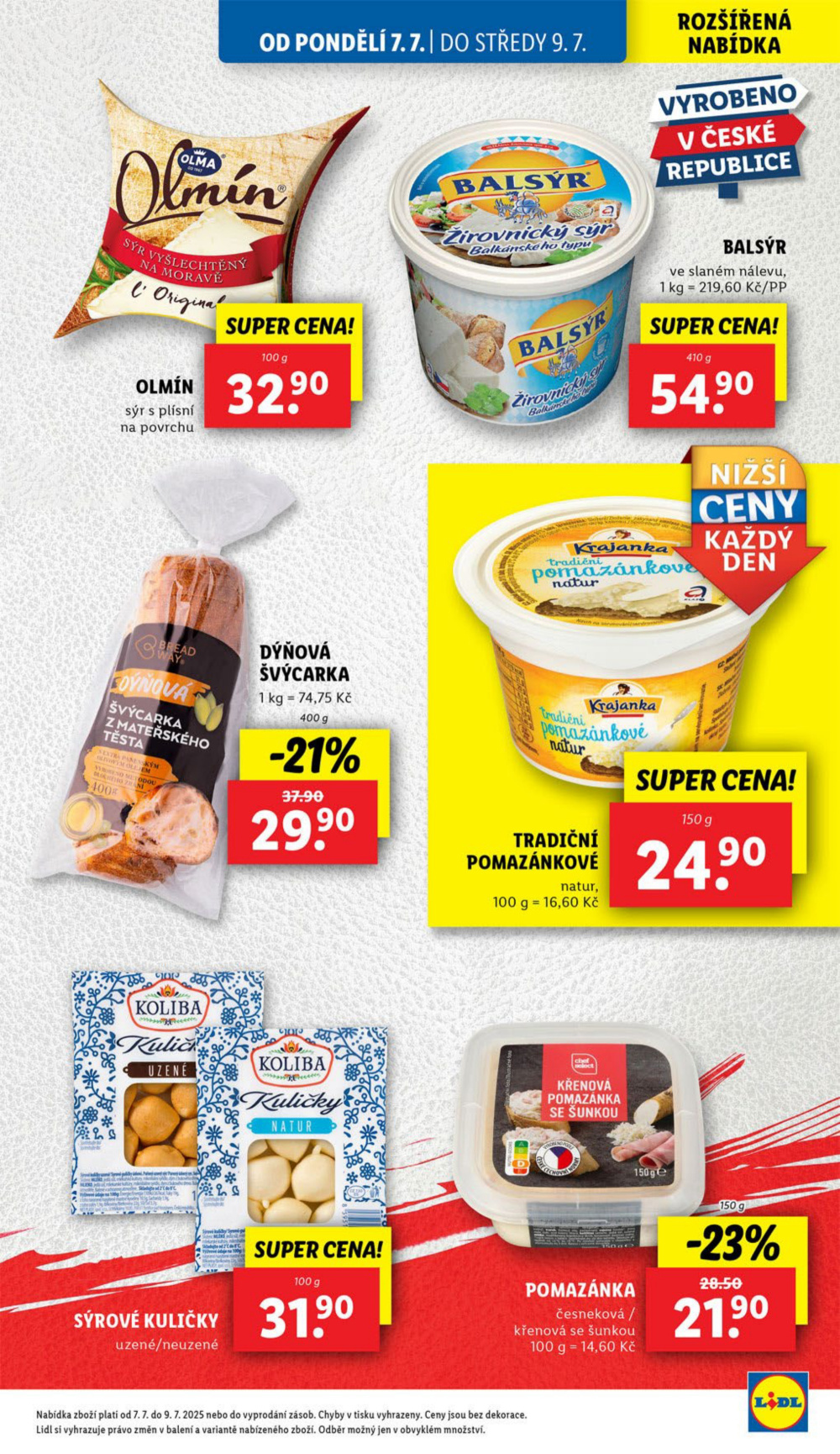 Leták Lidl leták od pondělí - Vyrobeno v České republice - strana 19