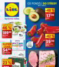 Akční leták Lidl  od pondělí - Vyrobeno v České republice