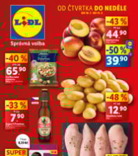 Akční leták Lidl  od čtvrtka