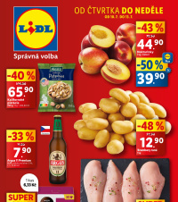 Akční leták Lidl  od čtvrtka
