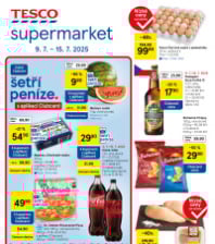 Akční leták Tesco supermarket 