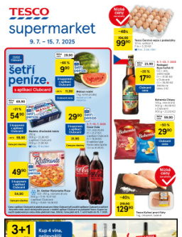 Tesco supermarket leták