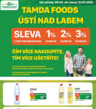 Akční leták TAMDA FOODS 