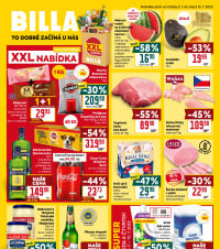 Akční leták BILLA velký 