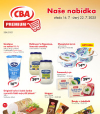 Akční leták CBA Premium 