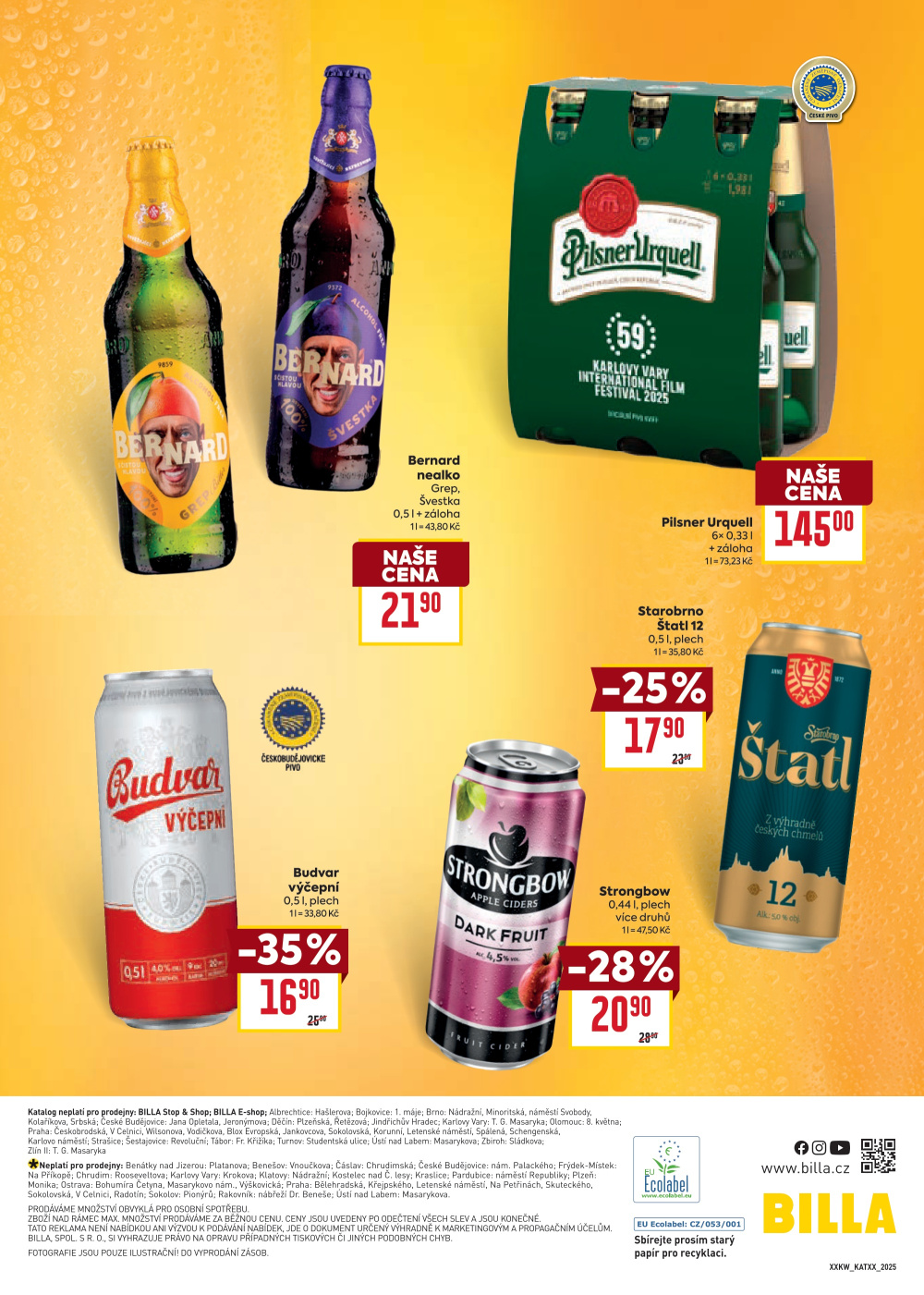 Leták BILLA leták - Pivní osvěžení pro vaše léto - strana 5