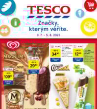 Akční leták Tesco  - Značky, kterým věříte