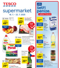 Akční leták Tesco supermarket 