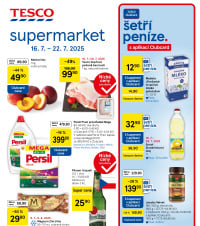 Akční leták Tesco supermarket 