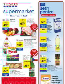 Tesco supermarket leták