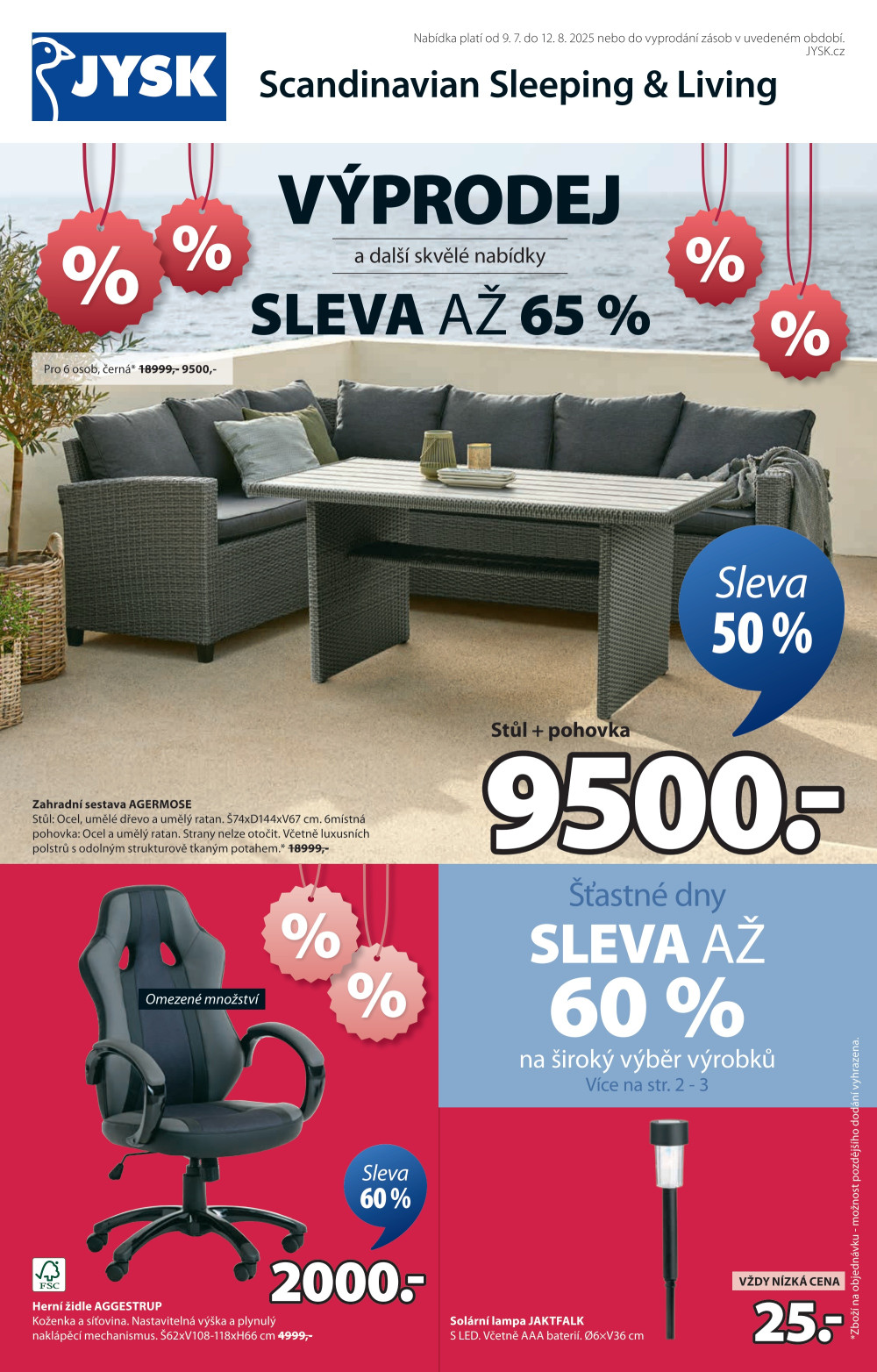 Leták Jysk leták -  Vyrovnáme nejlepší cenu - strana 1