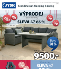 Akční leták Jysk  -  Vyrovnáme nejlepší cenu