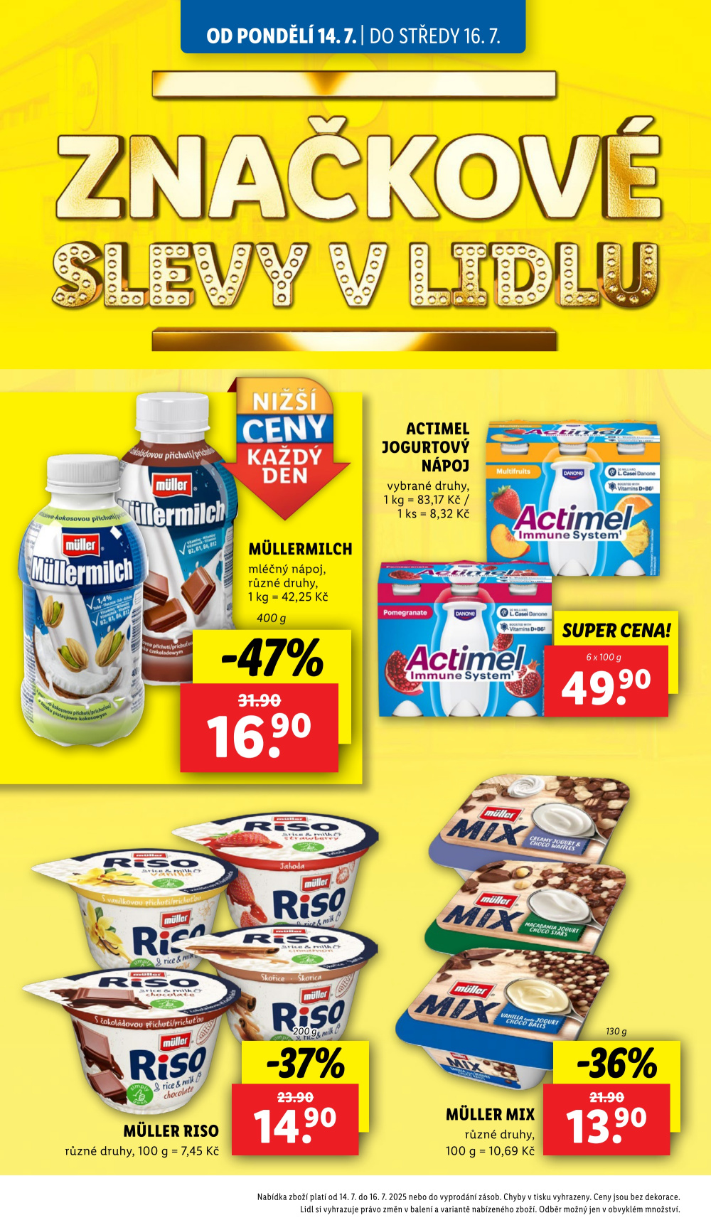 Leták Lidl leták od pondělí - Značkové slevy - strana 14