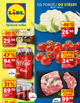 Lidl leták od pondělí - Značkové slevy