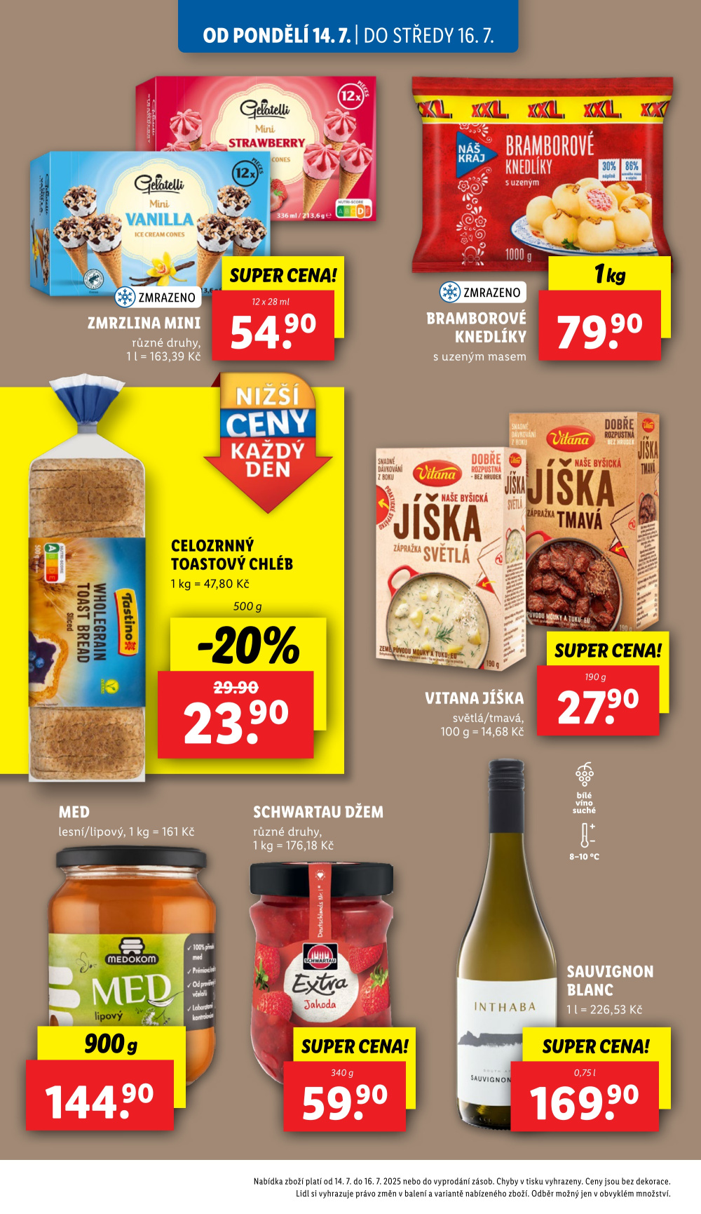 Leták Lidl leták od pondělí - Značkové slevy - strana 26