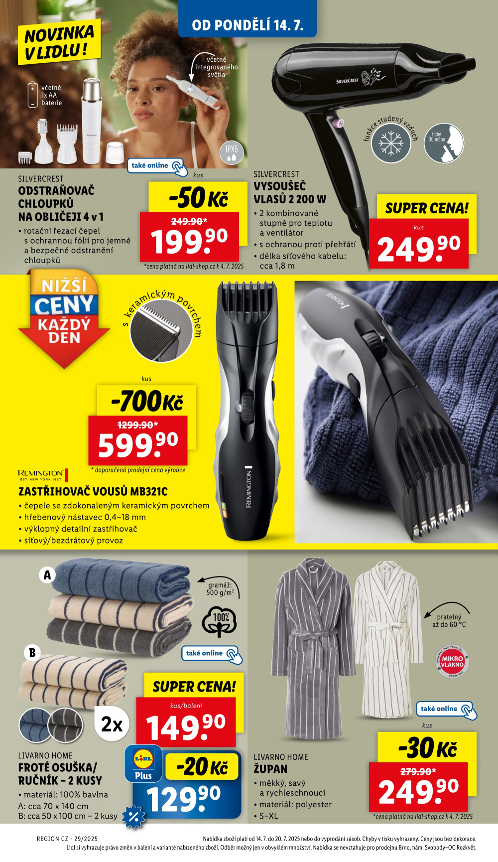 Leták Lidl leták od pondělí - Značkové slevy - strana 34