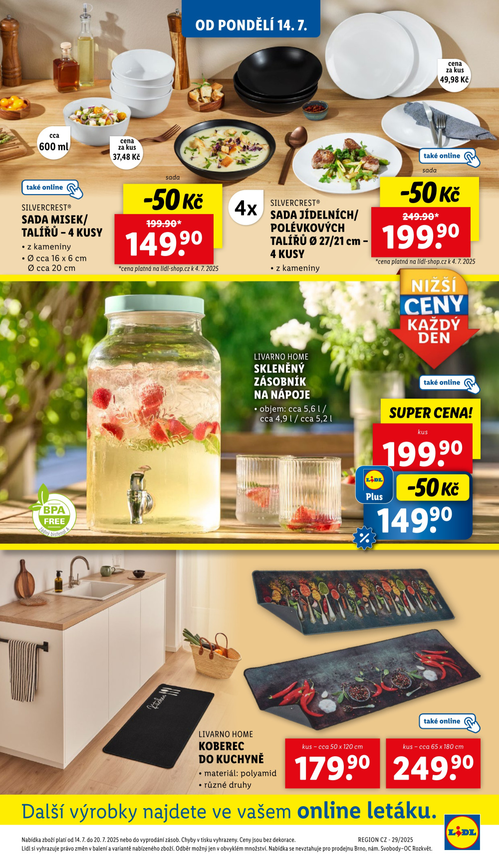 Leták Lidl leták od pondělí - Značkové slevy - strana 39