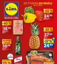 Akční leták Lidl  od čtvrtka