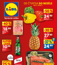 Akční leták Lidl  od čtvrtka