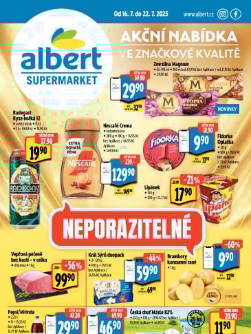 Albert Supermarket leták