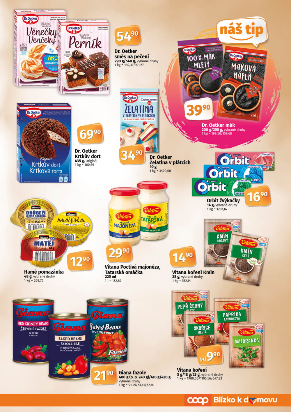 Leták COOP leták - TIP a TUTY Menu - strana 9