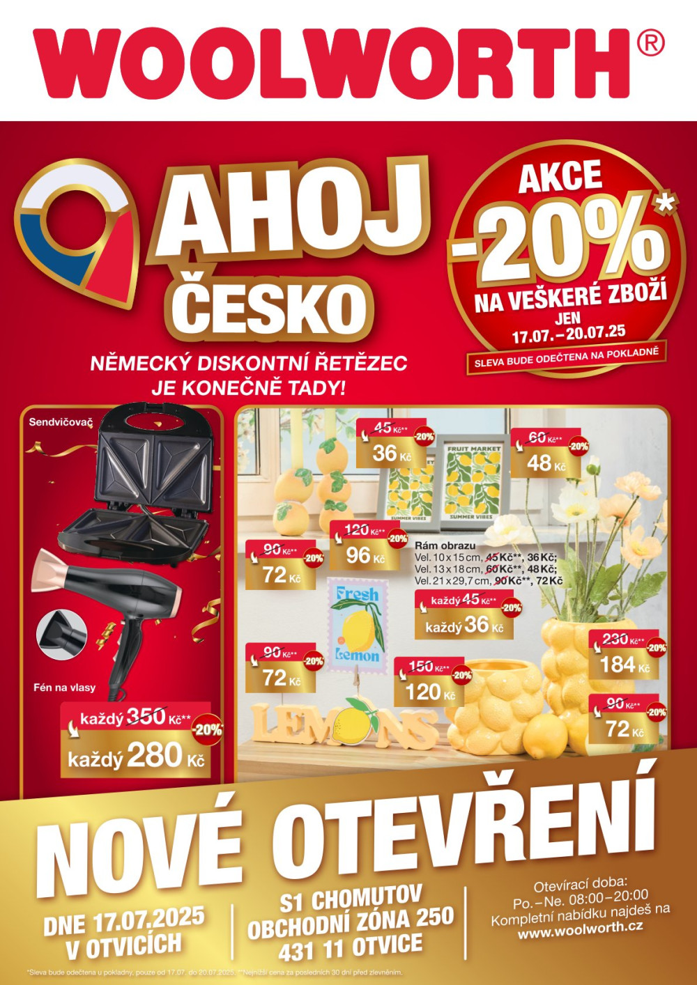 Leták Woolworth leták Otvice - strana 1