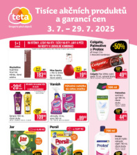 Akční leták Teta drogerie - Tisíce akčních produktů a garancí cen