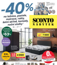 Akční leták SCONTO Nábytek 