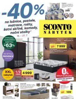 SCONTO Nábytek leták