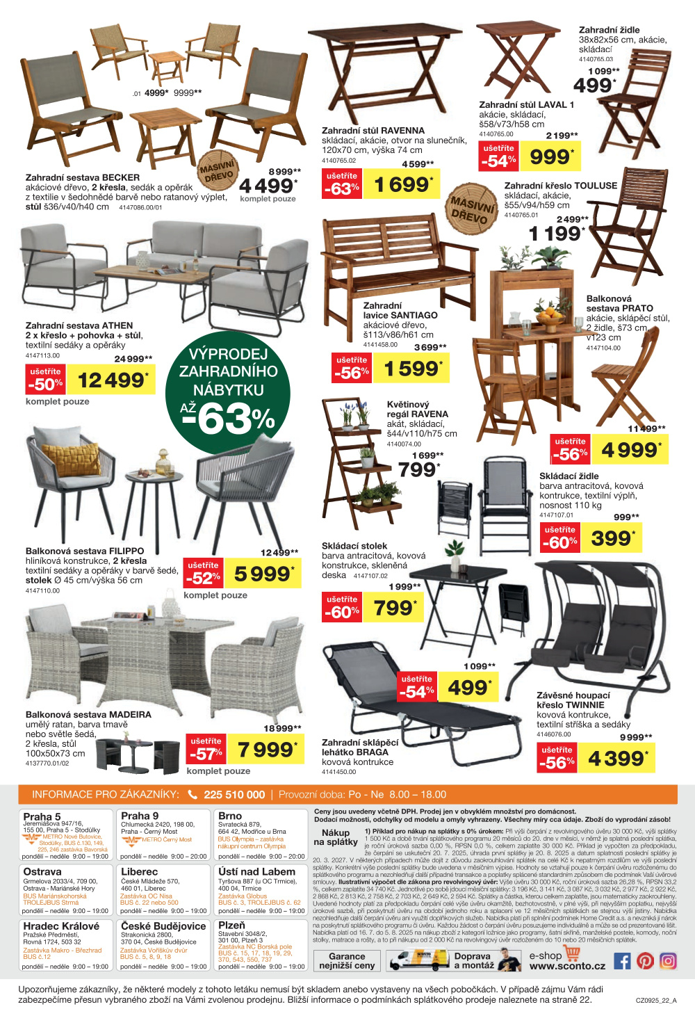 Leták SCONTO Nábytek leták - strana 22