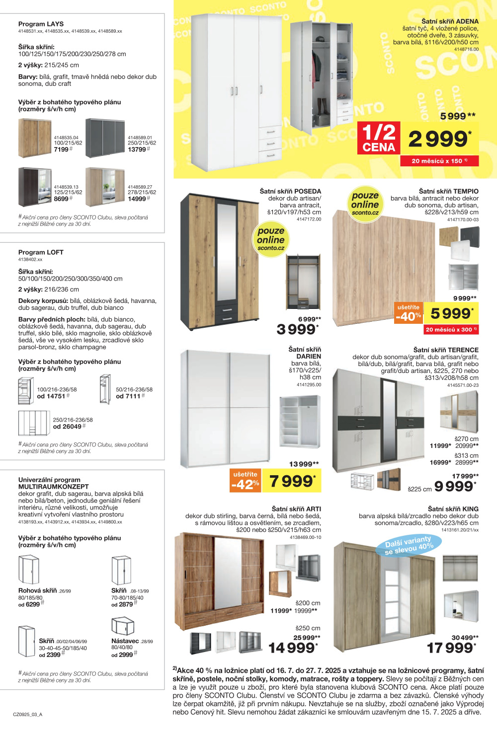 Leták SCONTO Nábytek leták - strana 3