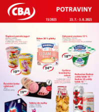 Akční leták CBA Potraviny 